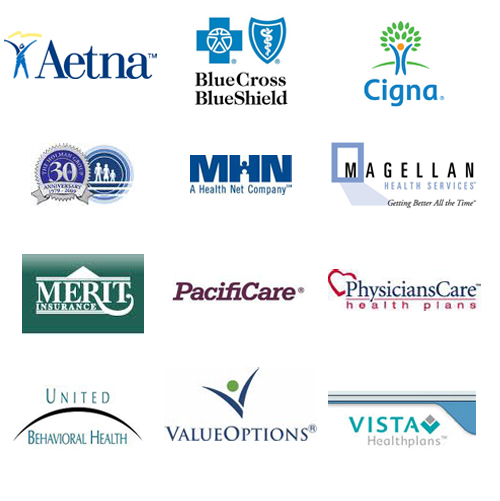 photo of insurance carriers accepted - breakaway- aetna - cigna- blue cross blue shield - cigna - human affairs international - holman group - mhn - magellan - merit - pacificare - physicians care - united behavioral health - value options - value behavioral health - vista - hired power breakaway program fees