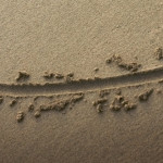 photo of a line in the sand - boundaries in recovery - breakaway hired power
