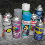 Cans of commercially available inhalants - inhalant abuse