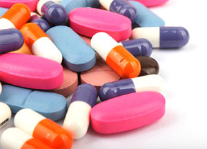 Image of various pills - prescription drug abuse